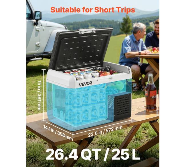 12 V automobilinis šaldytuvas, 25 L1