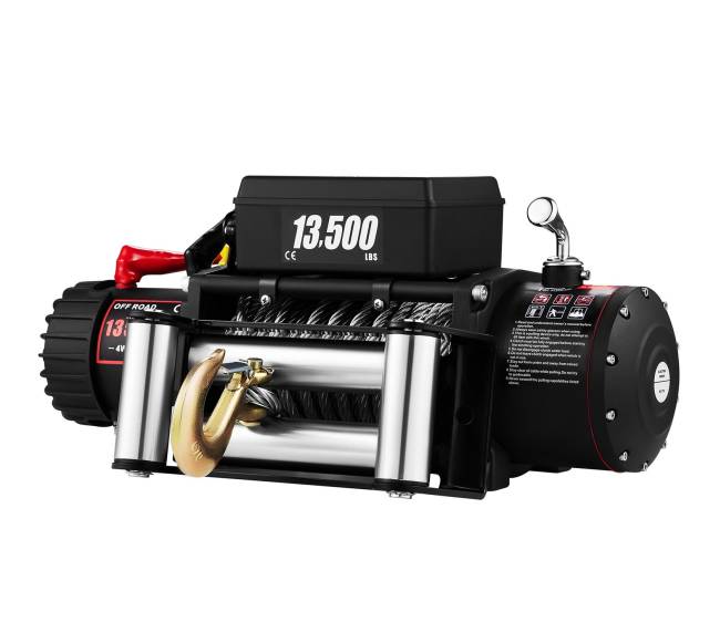 Elektrinis gervė 6123 kg su plieniniu kabeliu10