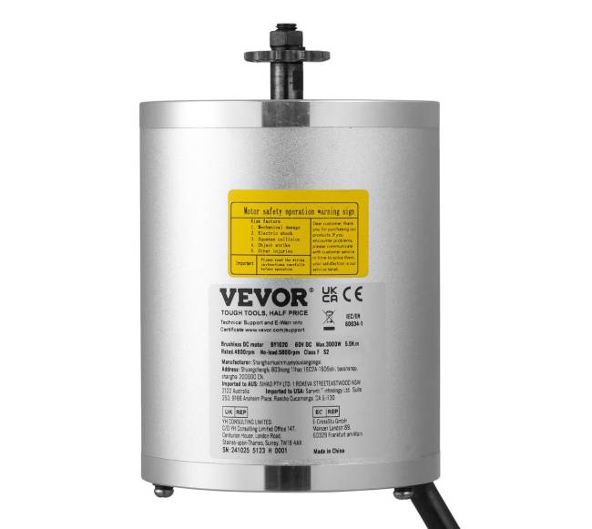 3000W elektrinis variklis dviračiams9