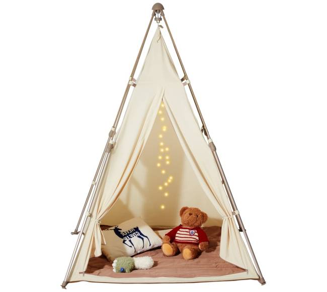 Vaikiška palapinė teepee su kilimu8