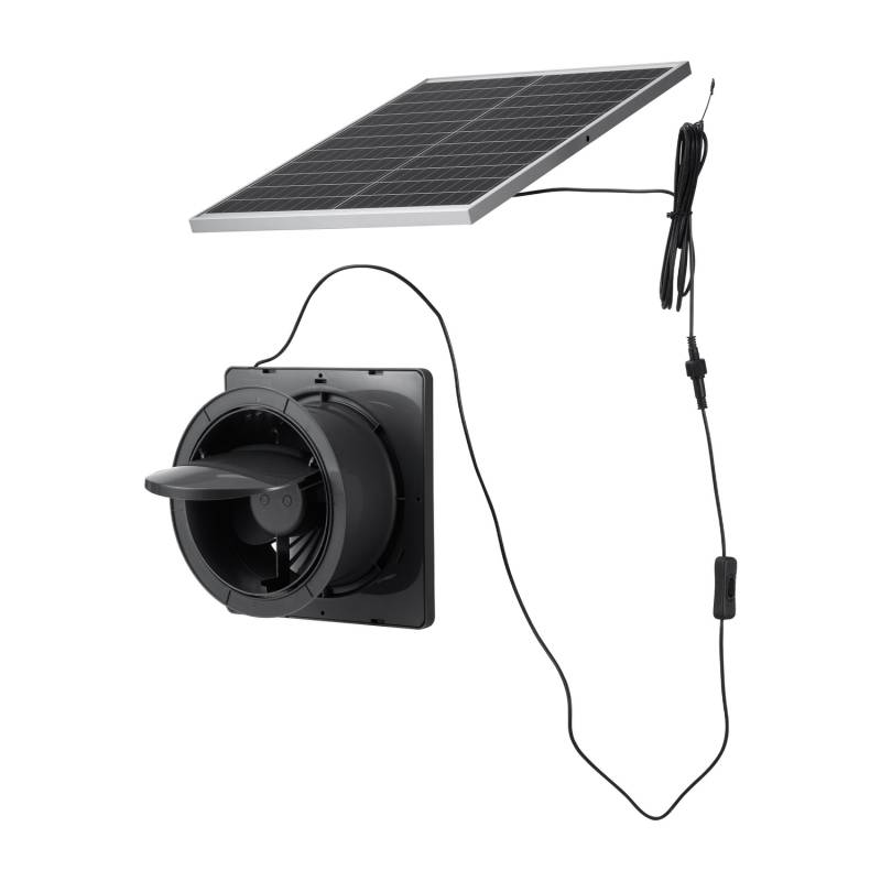 Saulės energijos ventiliatorius, 25W panelė, 220 CFM srautas0