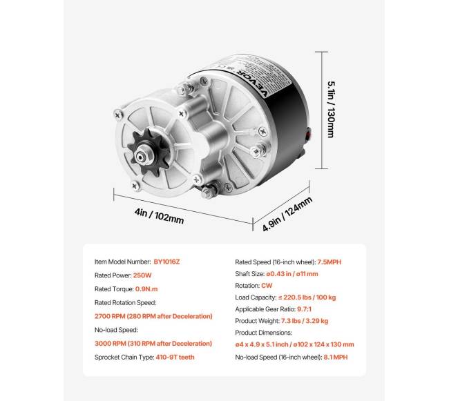 250W elektrinis nuolatinės srovės variklis 24V 2700rpm6