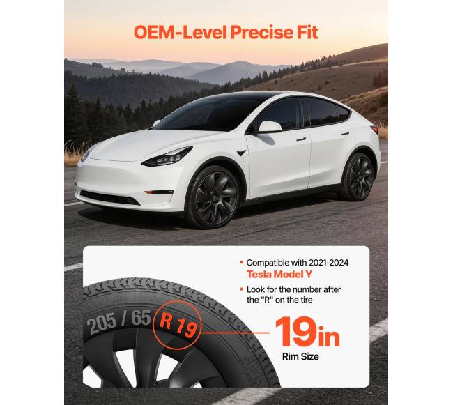tesla model y ratlankių dangčiai 2021-2024, 19 colių1