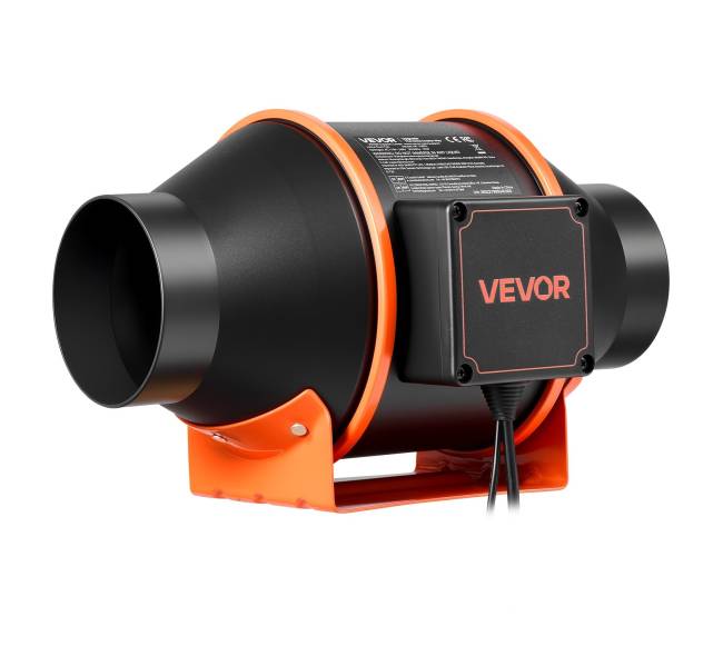 Ortakių ventiliatoriaus komplektas su anglies filtru, 349 m³h9