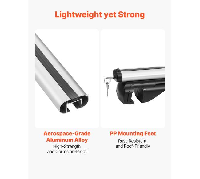 Stogo skersiniai universalūs 75 kg, aliuminiai3