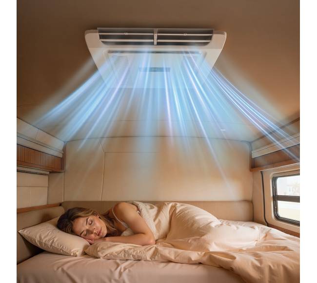 RV oro kondicionierius, 3000W, 220V be ortakių7