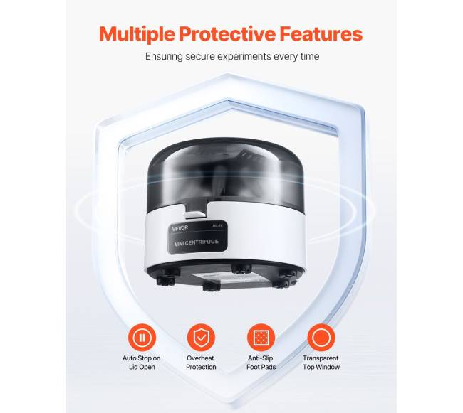 Mini centrifuga 0.21.52 ml, 7000 aps.min.3