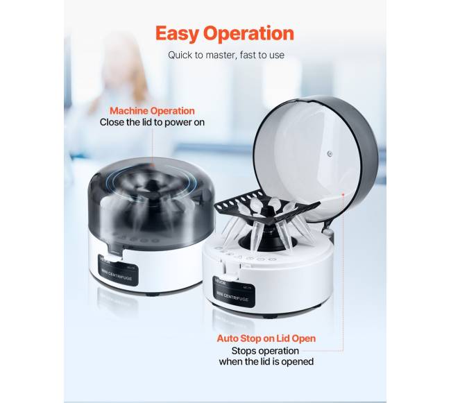 Mini centrifuga 0.21.52 ml, 7000 aps.min.4