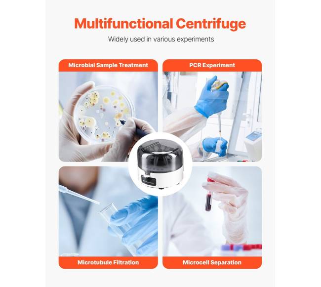 Mini centrifuga 0.21.52 ml, 7000 aps.min.5