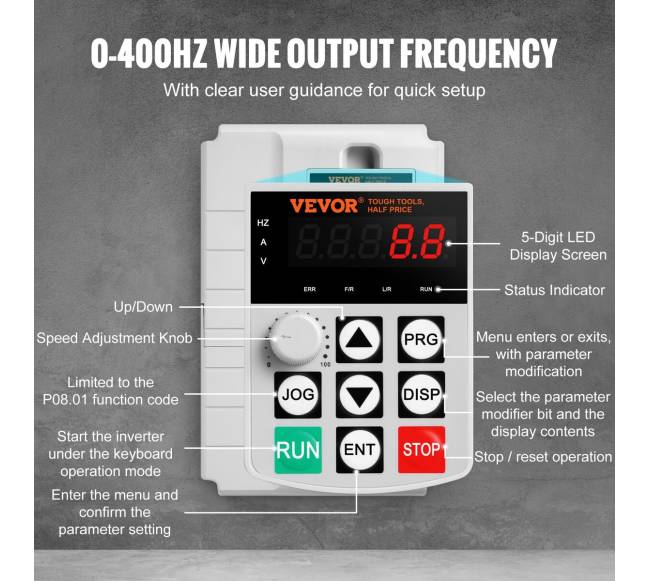 7,5 kW 10 AG kintamo dažnio keitiklis2