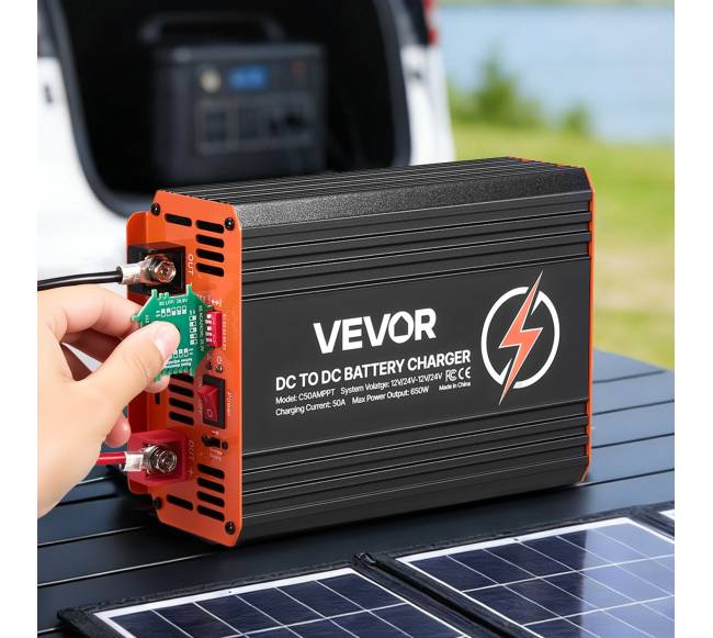 DC į DC įkroviklis su MPPT, 650W, 50A7