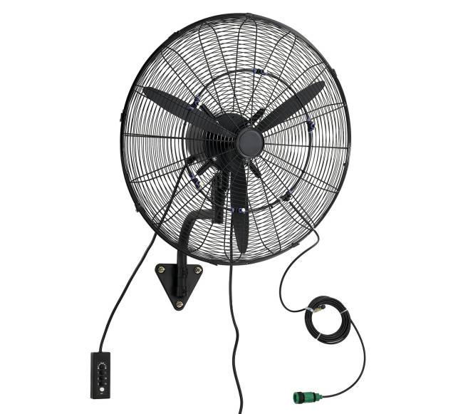 Sieninis ventiliatorius su osciliacija ir rūku, 610 mm, IP440