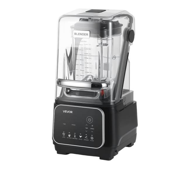 Virtuvinis blenderis su ekranu 2L, 2200W, juodas10