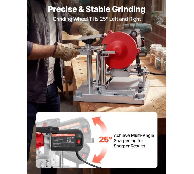 Diskinio pjūklo ašmenų galąstuvas, 140W 5700RPM2