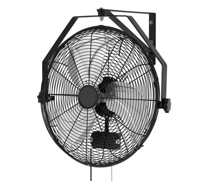 Sieninis ventiliatorius 450 mm su IP44 apsauga0