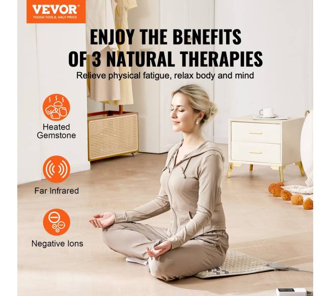 Toliųjų infraraudonųjų spindulių šildymo kilimėlis su ametistu1