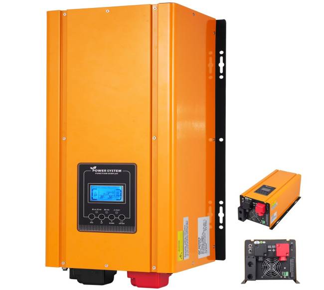 3000 W 12 V grynos sinusoidės keitiklis su įkrovikliu0