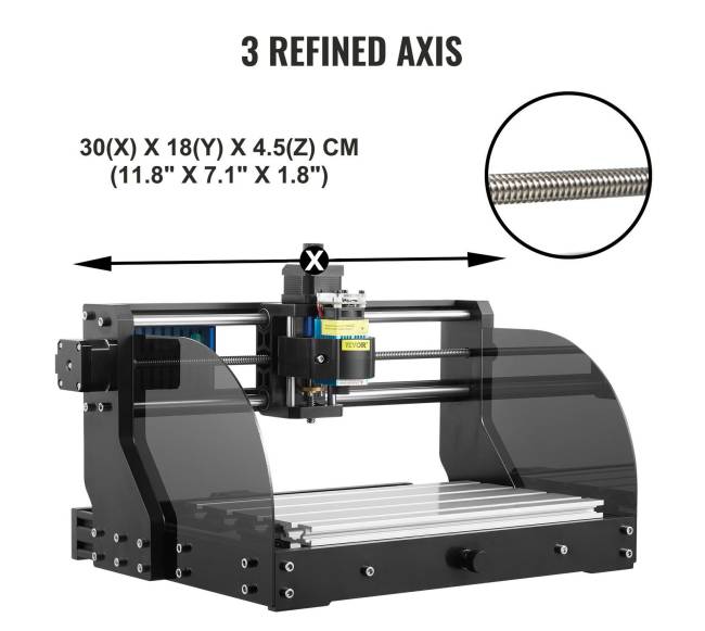 CNC graviravimo staklės 3018 Pro2