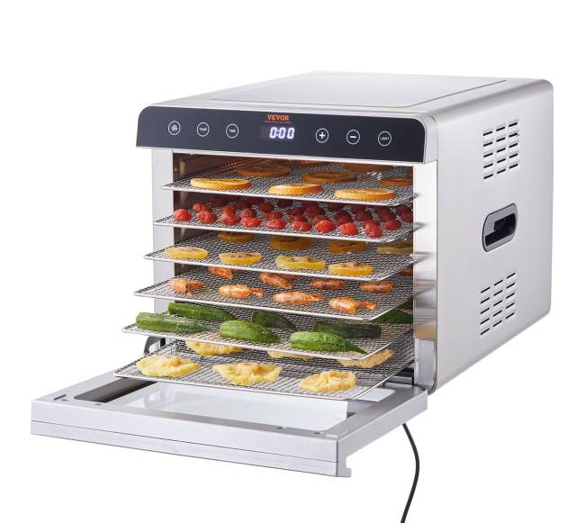 Maisto džiovintuvas su 6 padėklais10