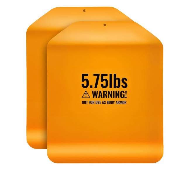 Lenktos svorių liemenės plokštės, 2,6 kg pora0