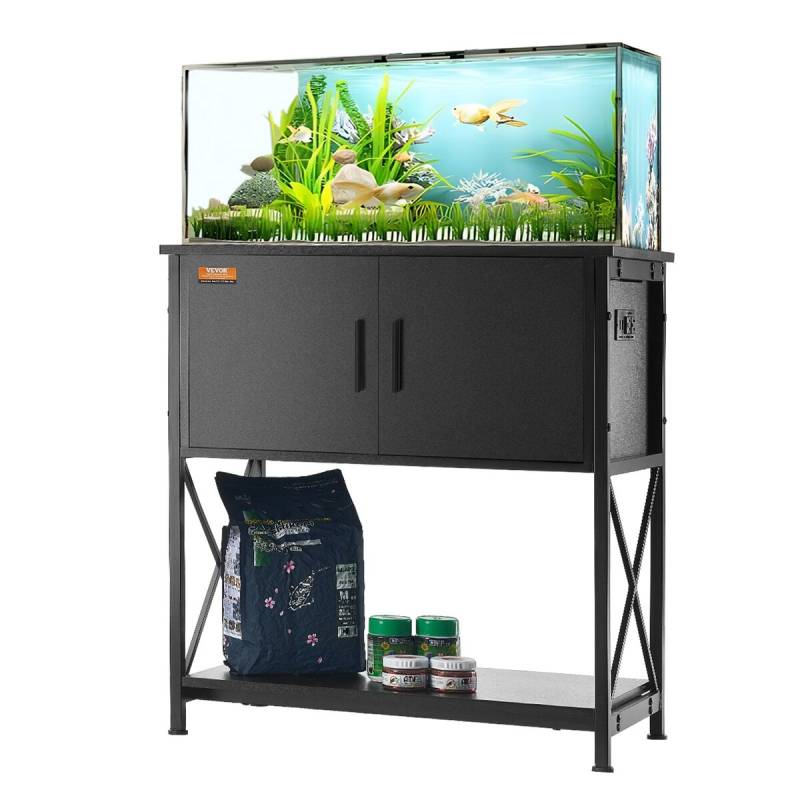 Akvariumo stovas su spintele ir elektros skydeliu0