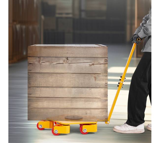 Įrengiamos ratukai su 3992 kg apkrova ir rankena7