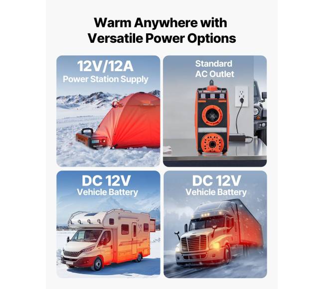 Nešiojamas dyzelinis oro šildytuvas 8 kW, 12 V6