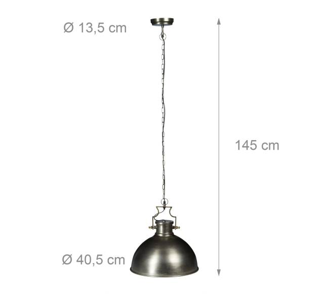 Kabantis šviestuvas Industry matinės spalvos didelis3