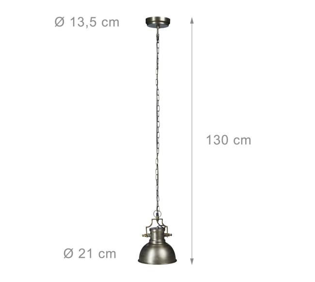 Industrinė pakabinama lempa matinė maža3