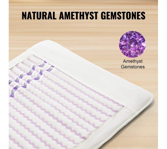 Infraraudonųjų spindulių šildymo kilimėlis su ametisto akmenimis3