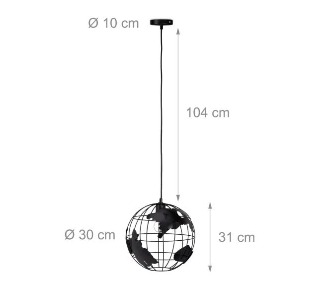 Pakabinamas šviestuvas su sfera3