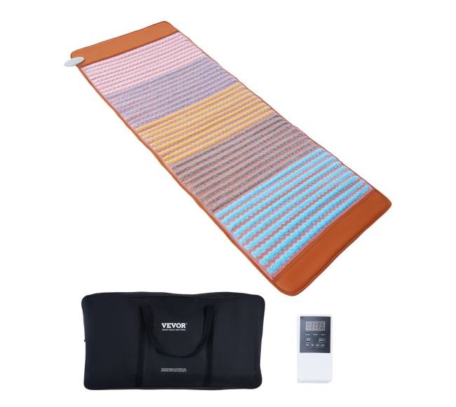 Tolimųjų infraraudonųjų spindulių šildymo kilimėlis su kristalais0