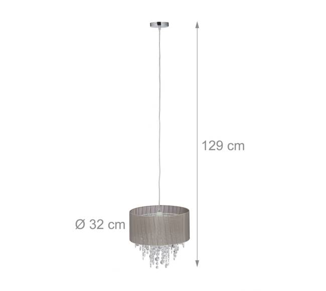 Pakabinamas šviestuvas Organza Crystal3