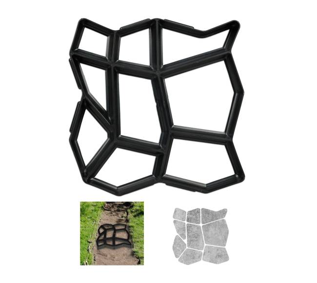 Netaisyklingos formos betono forma 4x42x42cm0