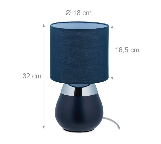 Prie lovos pastatomas šviestuvas Touch oval3