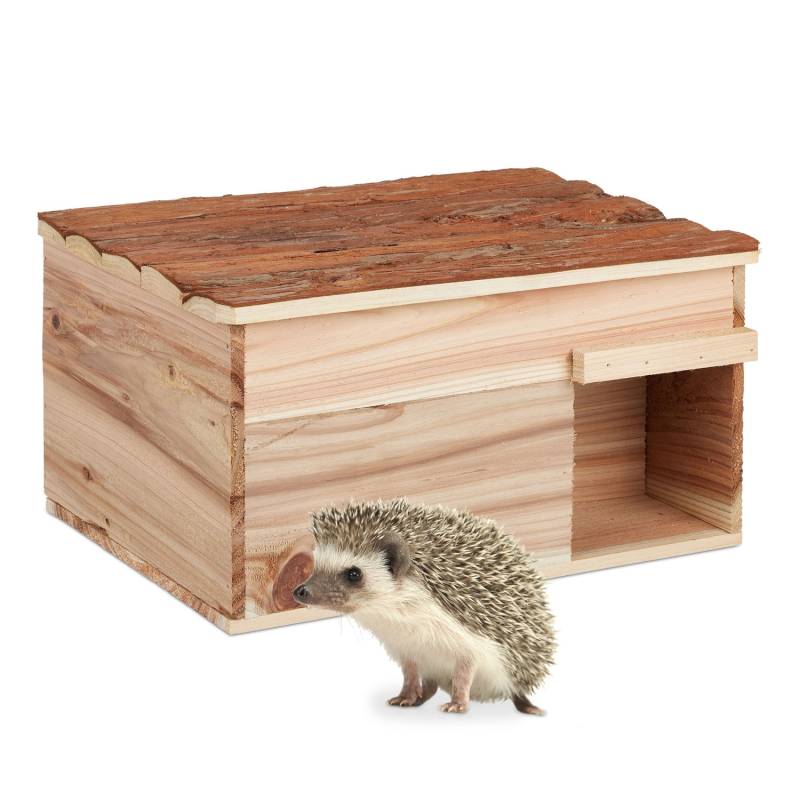 Medinis ežiuko namelis su grindimis0