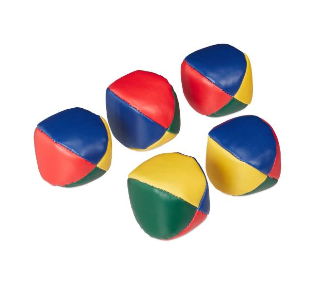 5x žongliravimo kamuoliukų rinkinys0