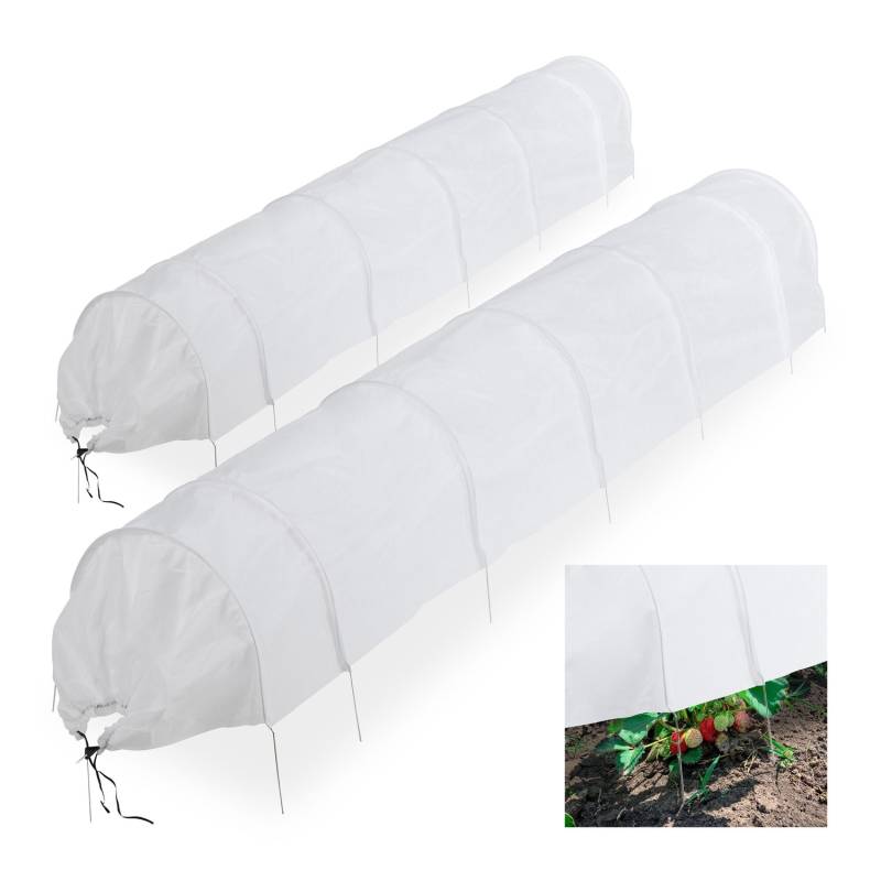 2 PVC auginimo tunelių rinkinys 3,4 m0