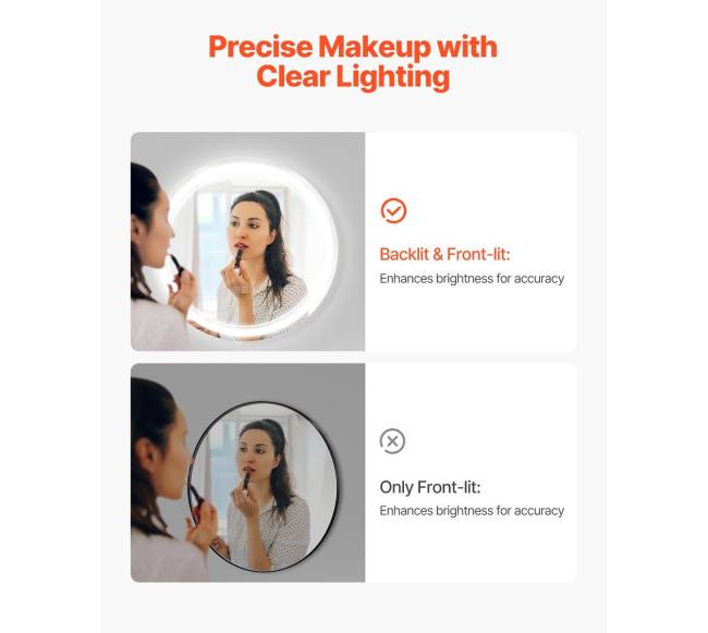 LED vonios veidrodis su apšvietimu ir anti-rūko funkcija2