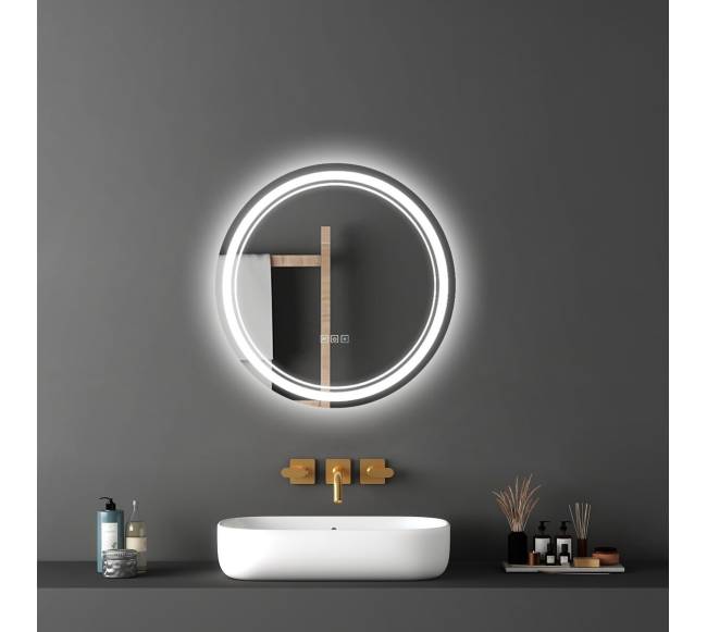 LED vonios veidrodis su apšvietimu ir anti-rūko funkcija7