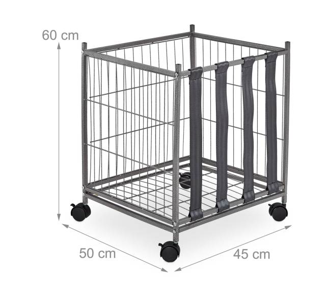 Metalinis kamuolių vežimėlis3