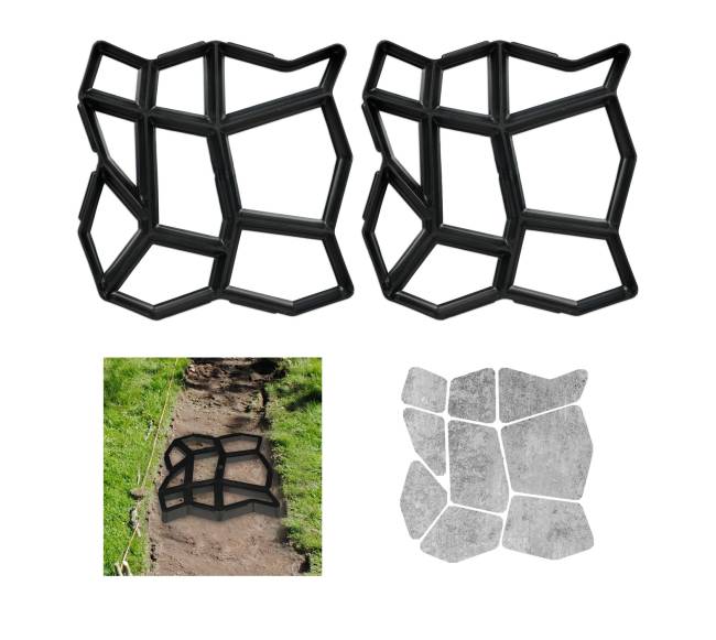 2x Netaisyklingos formos betono forma0
