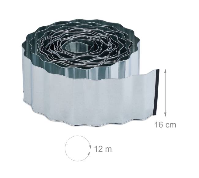 Sodo bortelis 12 m metalinis3