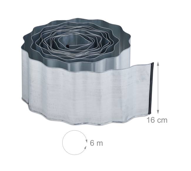 Sodo bortelis 6 m metalinis3