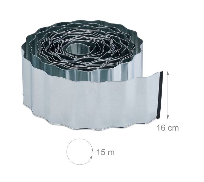 Sodo bortelis 15 m metalinis3