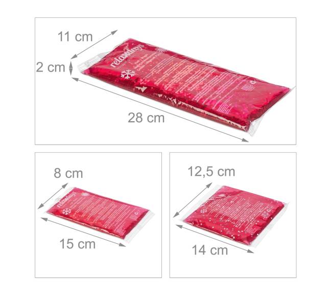 Rožinės šaldančios pagalvėlės, 8 vnt. rinkinys3