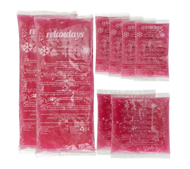 Rožinės šaldančios pagalvėlės, 8 vnt. rinkinys6