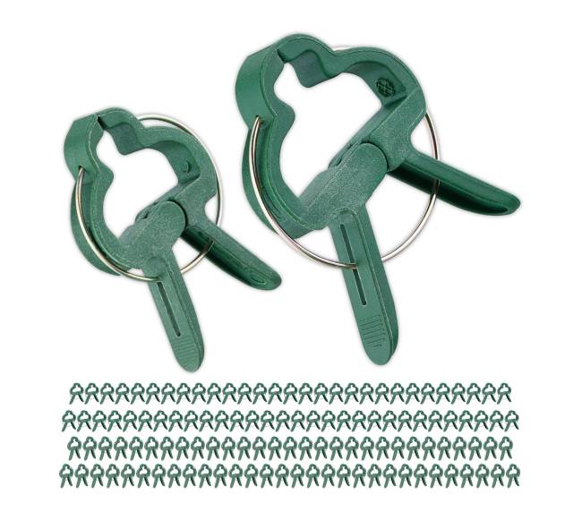 Augalų spaustukai 120 vnt. rinkinys0
