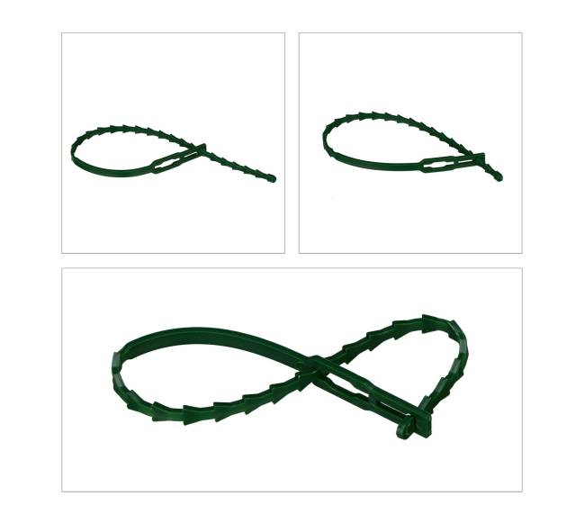 200 vnt. augalų tvirtinimo juostelių rinkinys 23 cm5