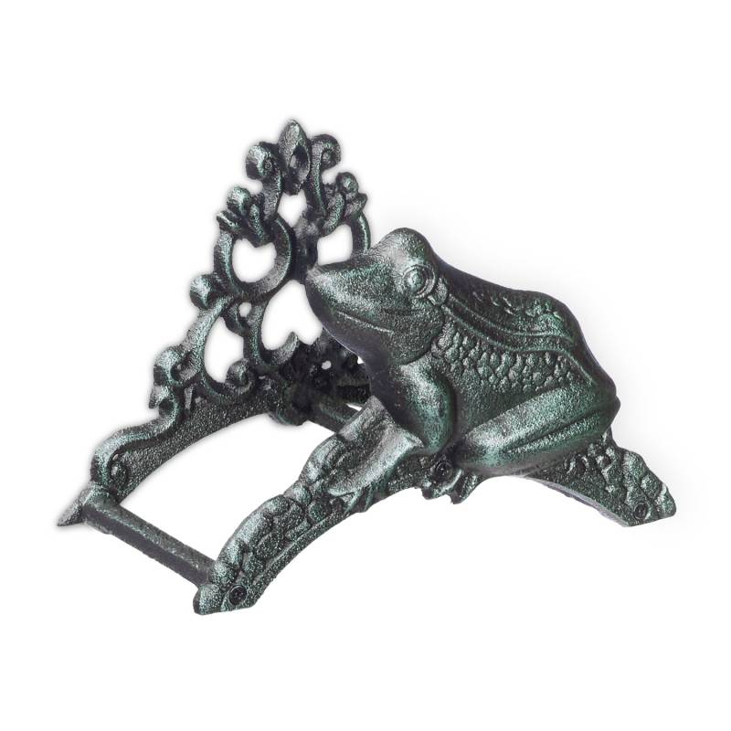 Žalios spalvos žarnos laikiklis su varle0